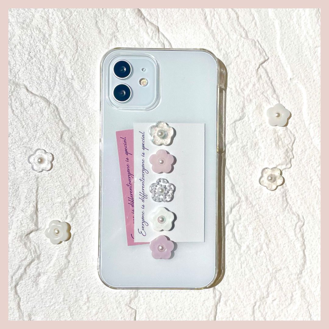 iPhoneケース スマホケース ハンドメイド 韓国 花 フラワー お花 