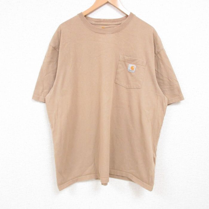 XL/古着 カーハート Carhartt 半袖 ブランド Tシャツ メンズ 胸