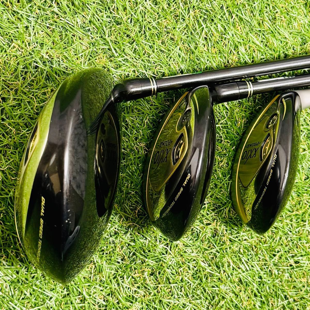 【最高級】9代目ゼクシオプライム 1W 7W 5UT ウッド3本セット R 最高級】9代目ゼクシオプライム 1W 7W 5UT ウッド3本セット R