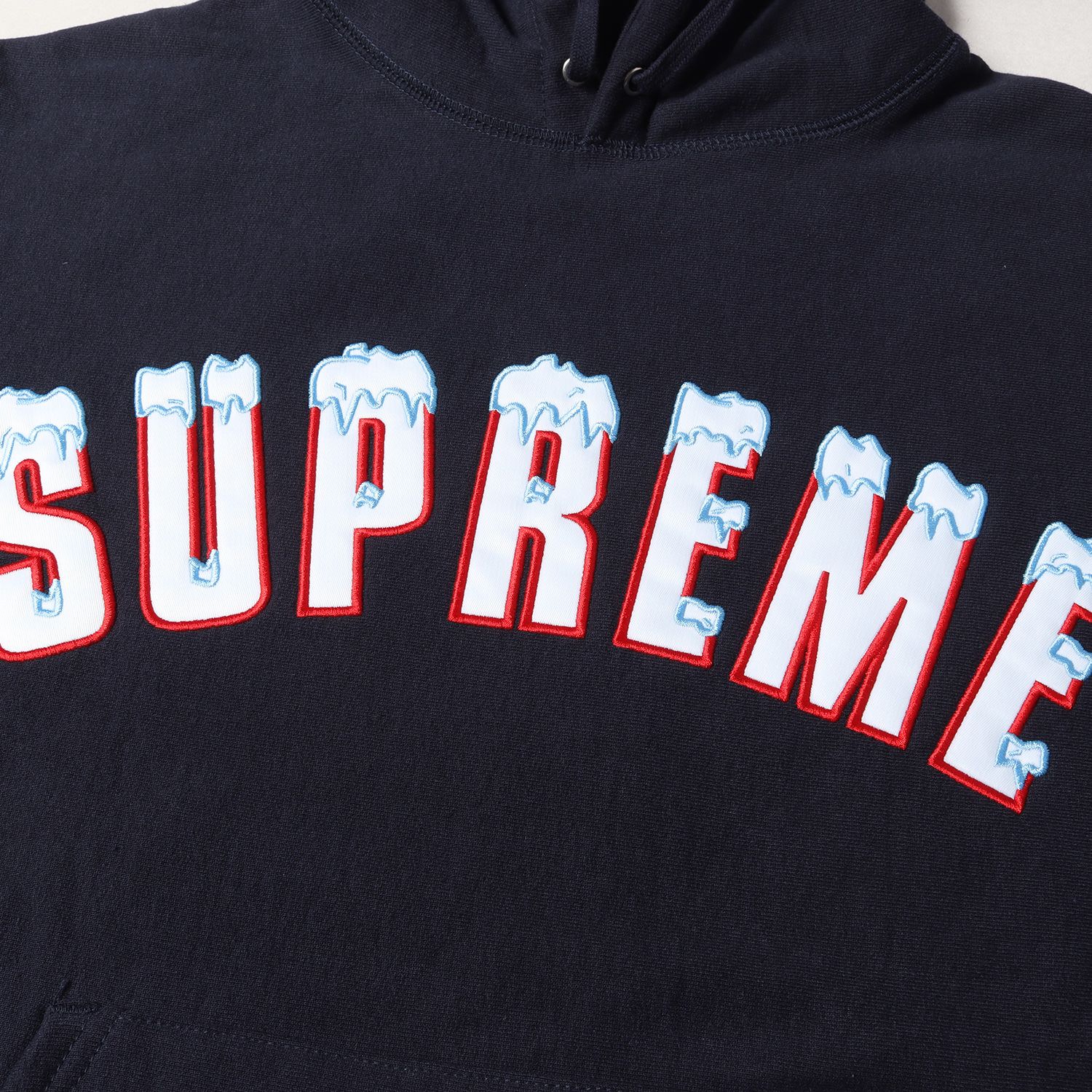 美品Supreme パーカー 20AW アイスアーチロゴ スウェットパーカー SUPREME (シュプリーム) 20AW Icy Arc Hooded Sweatshirt アイス