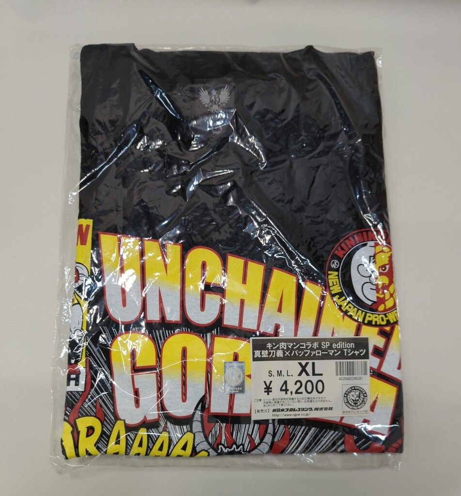 新日本プロレスリング Tシャツ キン肉マンコラボSPエディション