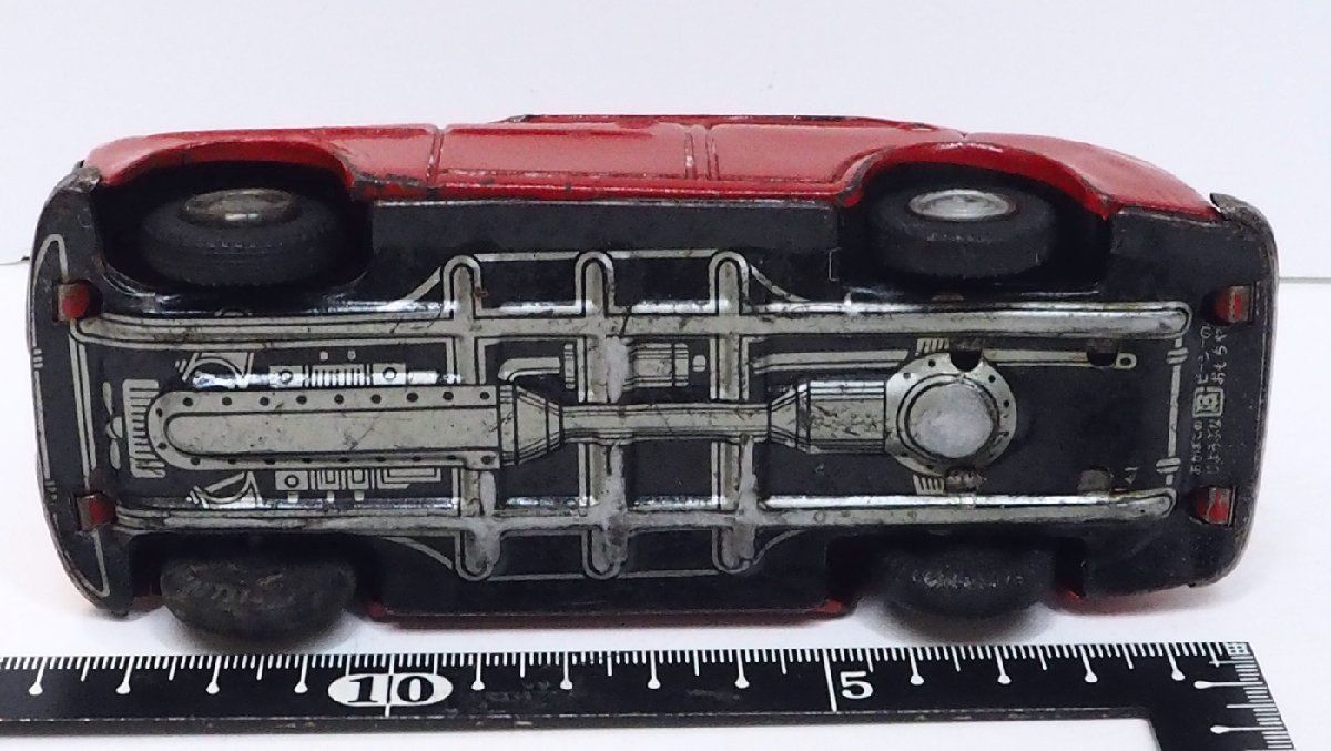 BANDAI - 萬代屋【ダットサン セダン 1000 赤】ブリキ ミニチュア自動車【本体のみ】 BANDAI - 萬代屋【ダットサン セダン 1000 赤】ブリキ