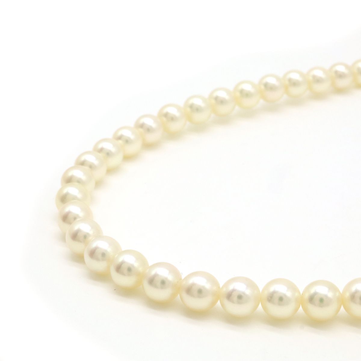 MIKIMOTO ミキモト パール ネックレス チョーカー 真珠 52玉 6.5m/m  