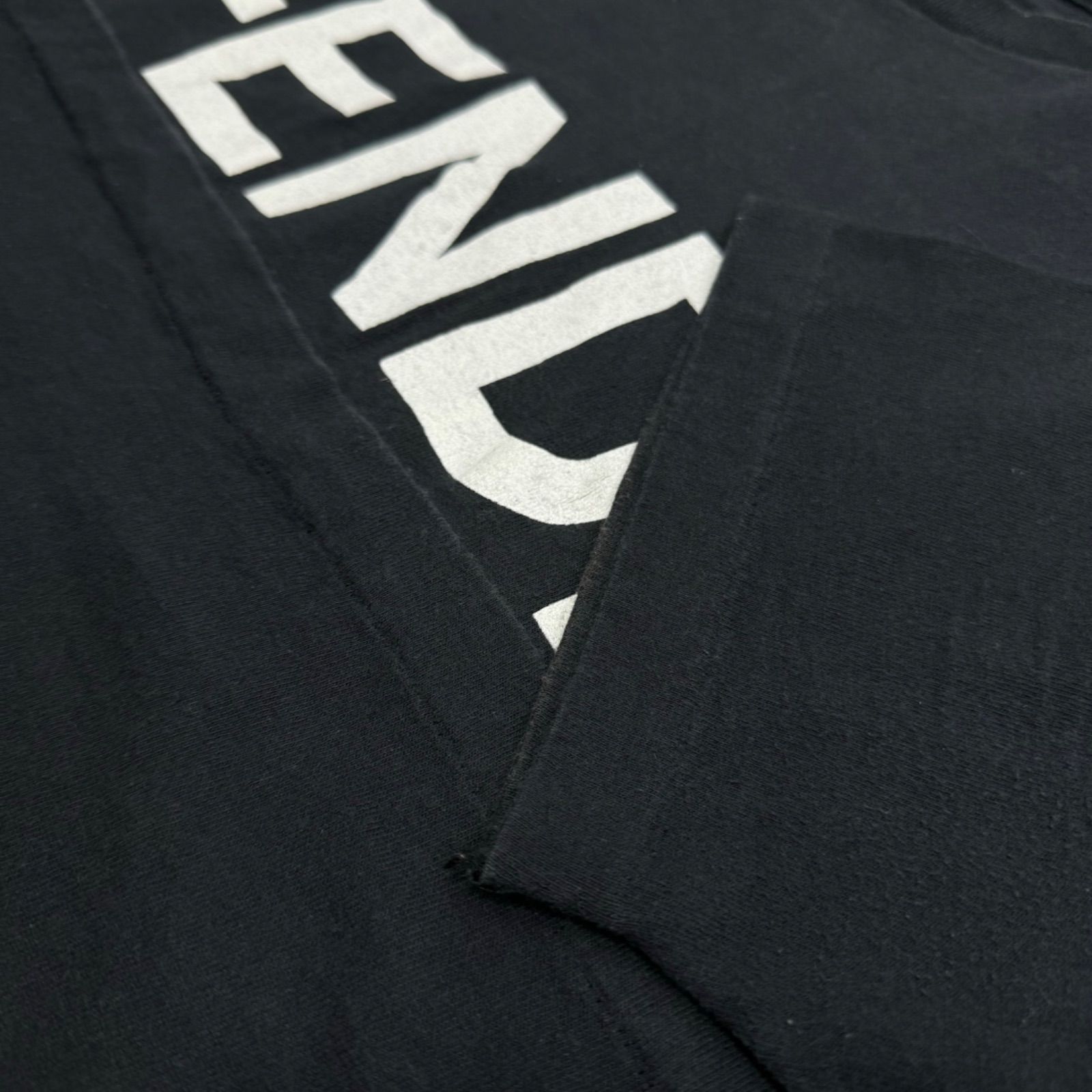 90s FENDI 刺繍ロゴTシャツ archive 00s ブラック FY0936AVOHF0PTH_01