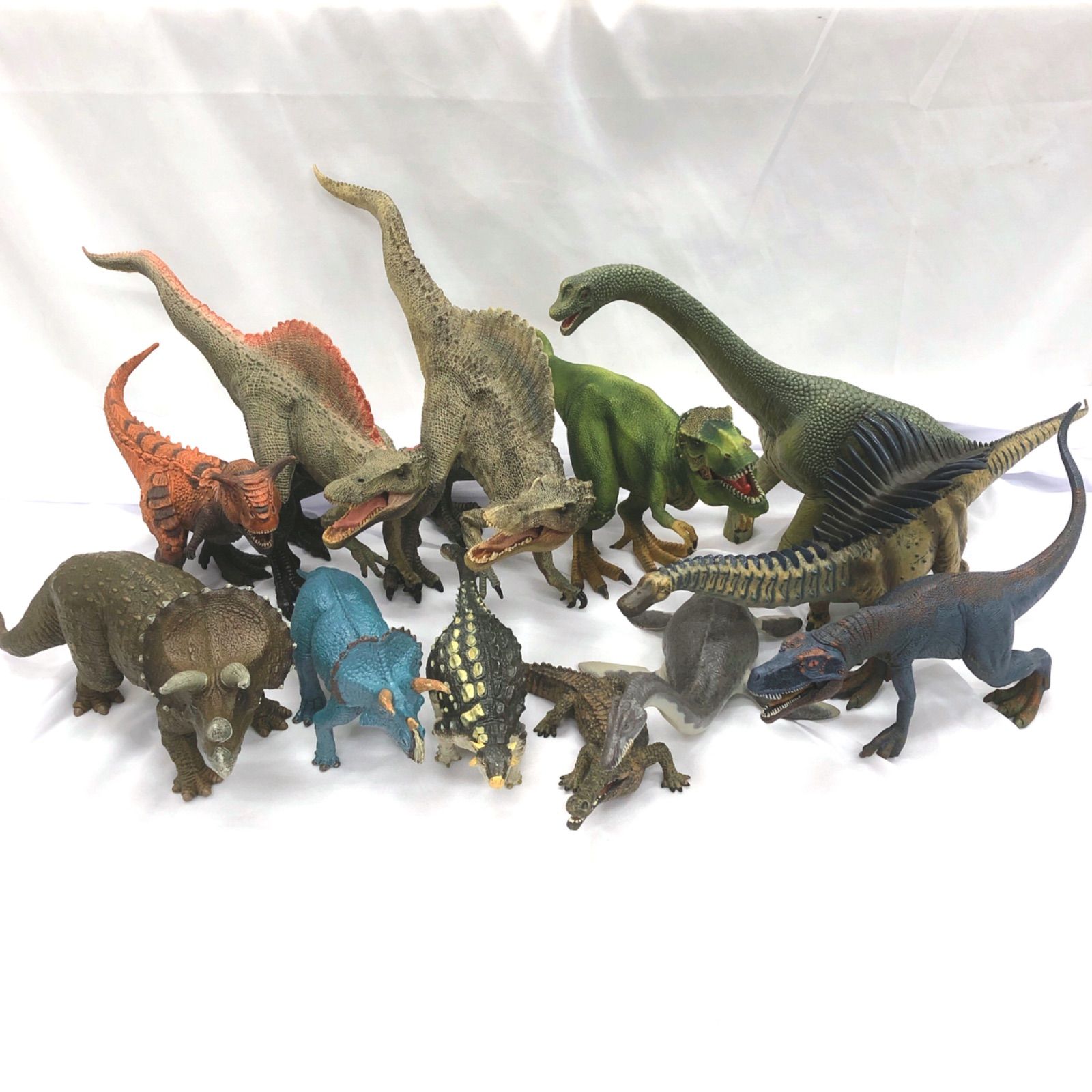 恐竜フィギュアセット papo CollectA Schreich PAPO/Collecta/Schleich等 恐竜フィギュア12体まとめ - メルカリ