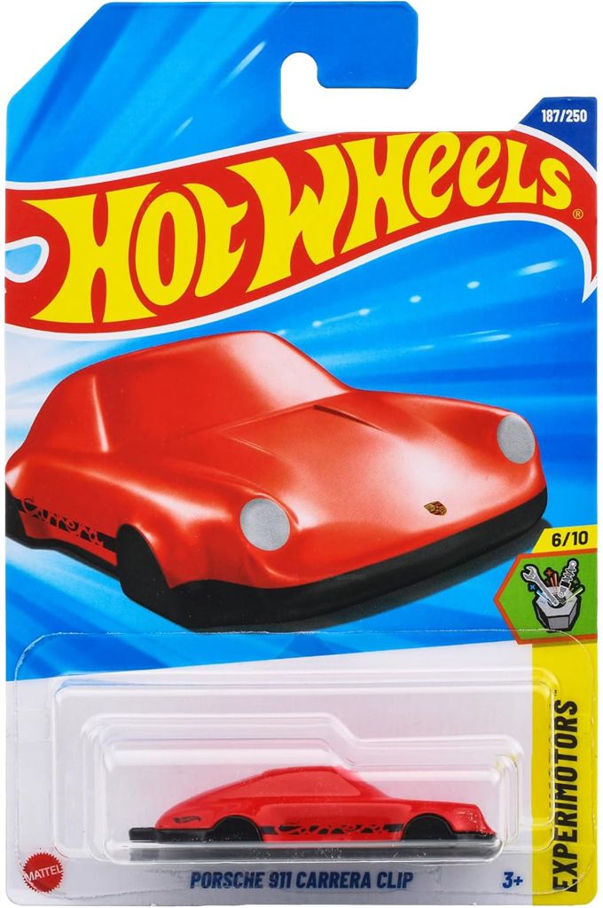 新品】ミニカー 1/64 ポルシェ 911 カレラ クリップ 「Hot Wheels