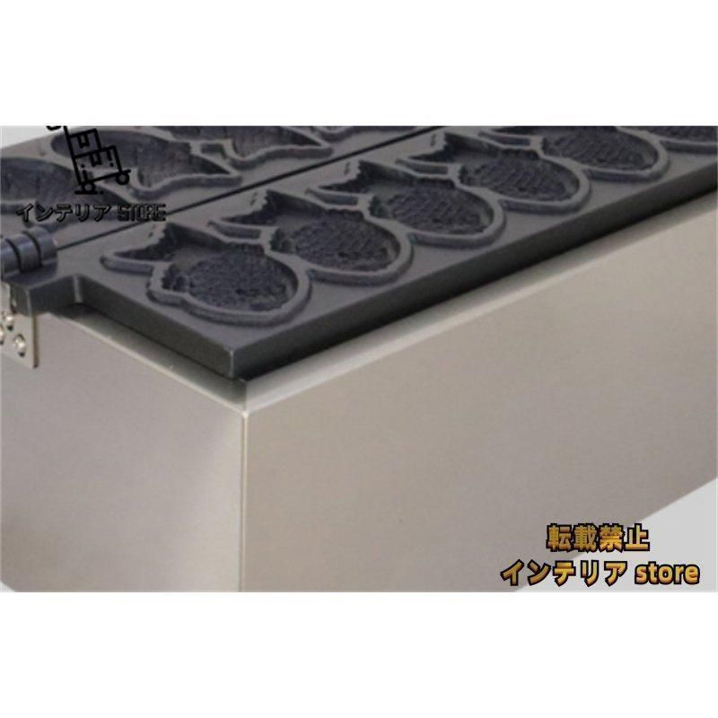 特売！品質保証☆たい焼き器 業務用 電気 6匹 6個 重ね合わせ式 - メルカリ