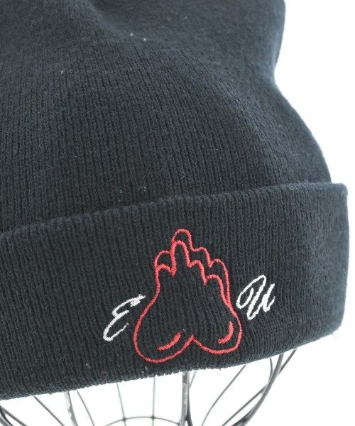 Emotionally Unavailable ニット帽 Emotionally Unavailable - LOGO BEANIE / ロゴビーニー (ブラック