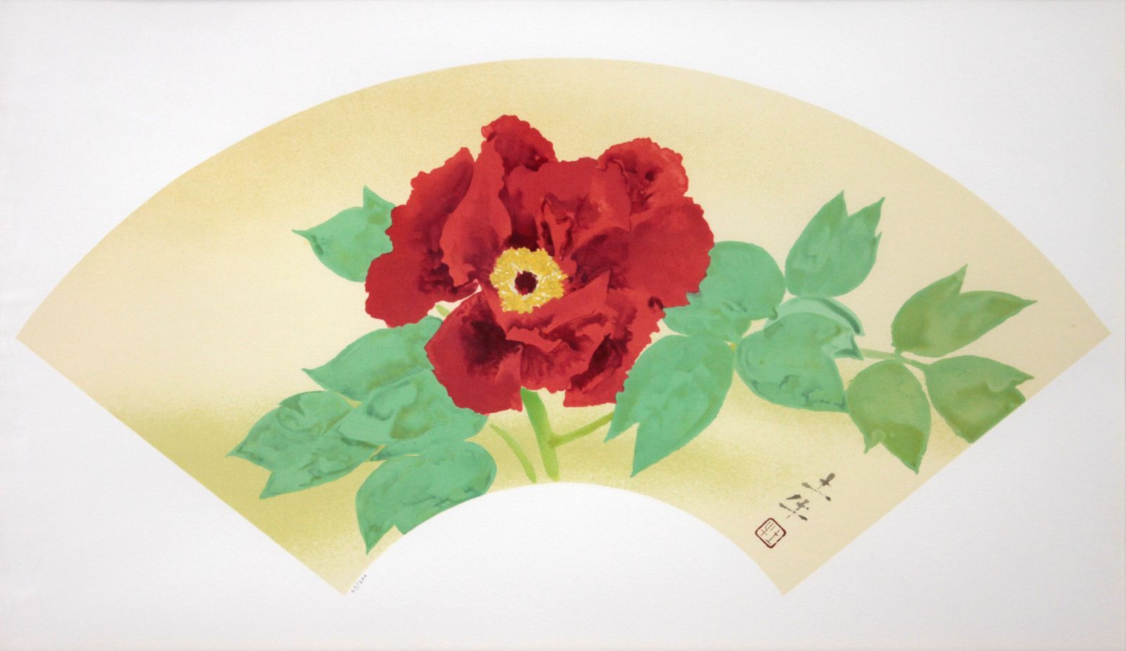 奥村土牛 「牡丹」 リトグラフ 版画 絵画 - メルカリ