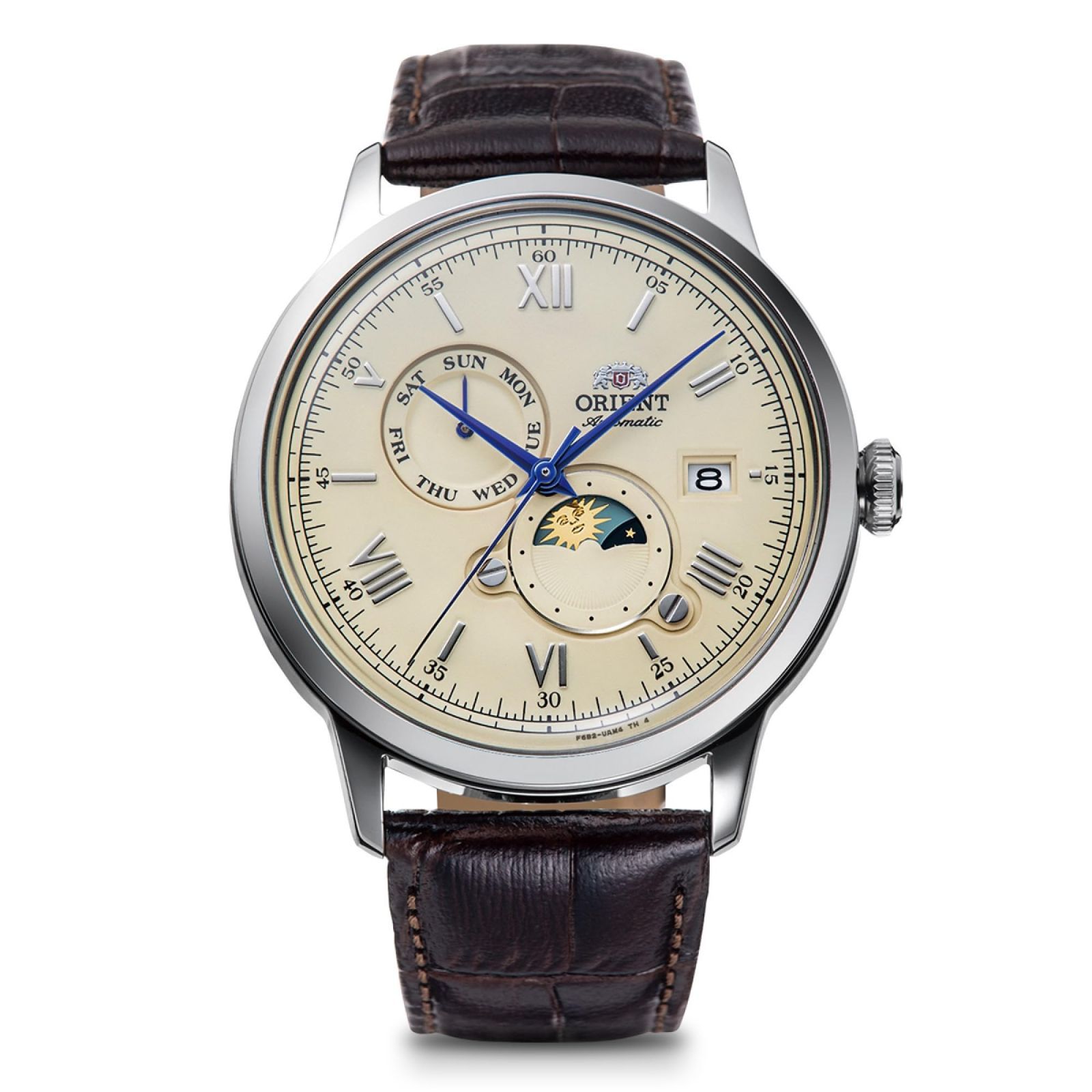 オリエント]ORIENT Bambino バンビーノ SUN&MOON サンアンドムーン 自動巻き腕時計 機械式 オートマティック 国内メーカー付  RN-AK0803Y メンズアイボリー - メルカリ