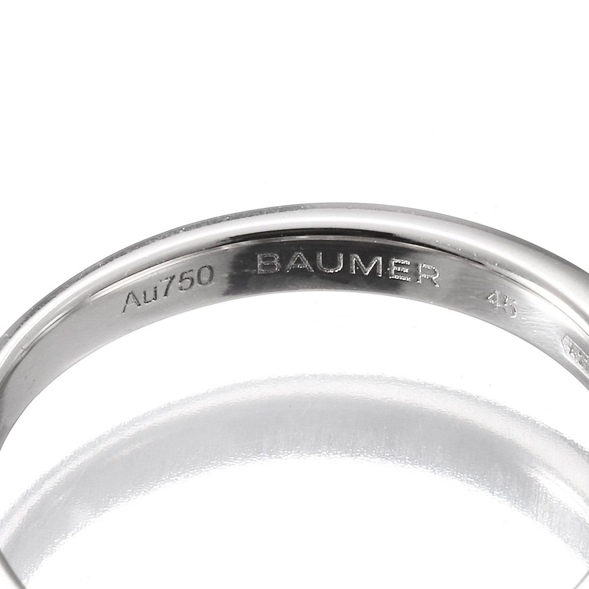 シャネル CHANEL リボン デザインリング ダイヤモンド Au750 4号 新品