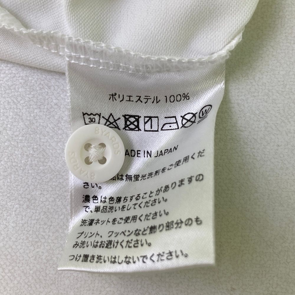 サイズ：L 8YARDS ハチヤーズ 半袖ポロシャツ ホワイト系