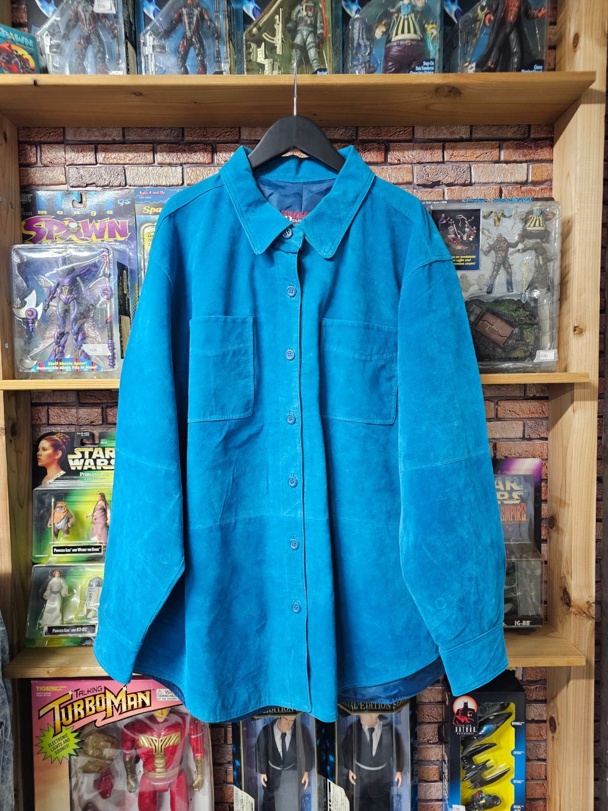 US古着】90~00s DENIM＆Co. Sued Leather Jacket | デニムアンドコー 