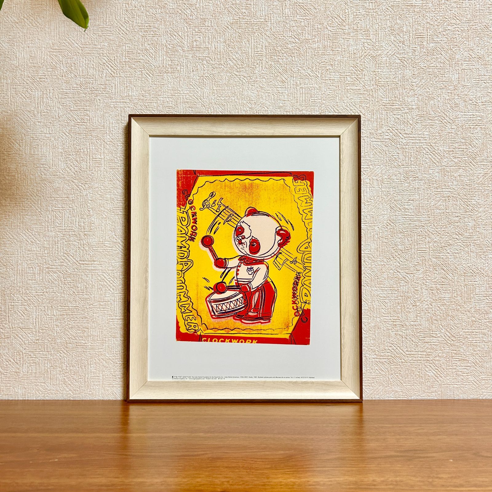 ☆Andy warhol☆アンディウォーホール☆ポスター☆ポップアート☆額縁付き 新品☆額縁付アートポスター(BRUCE MCGAW GRAPHICS)☆アンディ