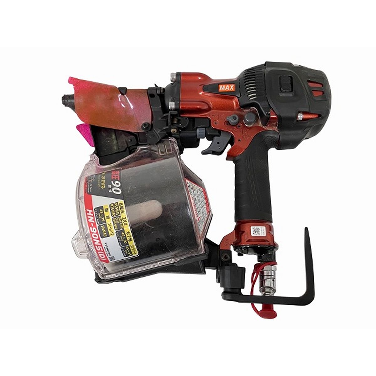 MAX マックス 高圧釘打機スーパーネイラ HN-90N5D-R 電動工具 ジャンク O10477960