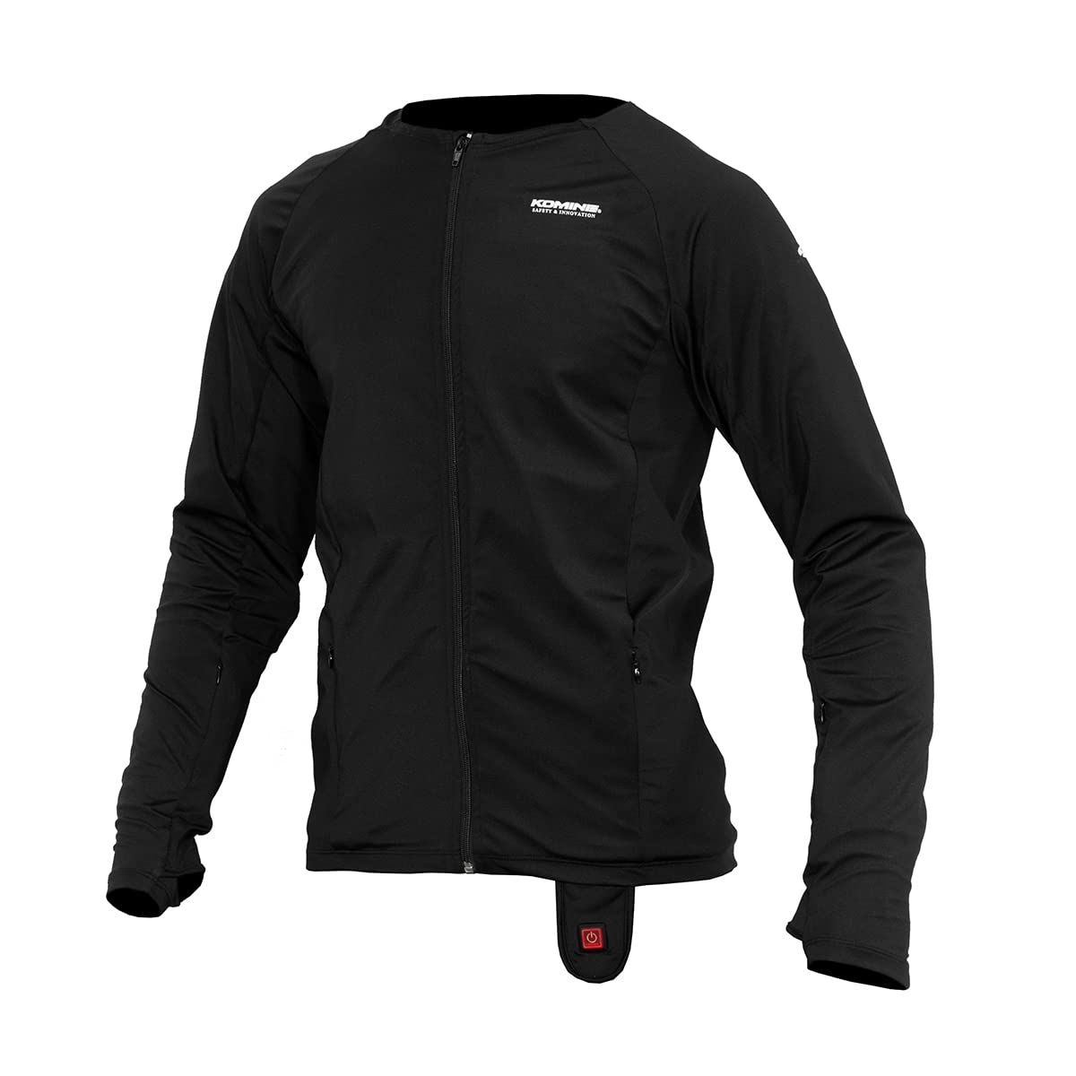 コミネ KOMINE バイク用 EK-317 12V WP ストレッチE-ミドルインナーウェアー Black 2XL