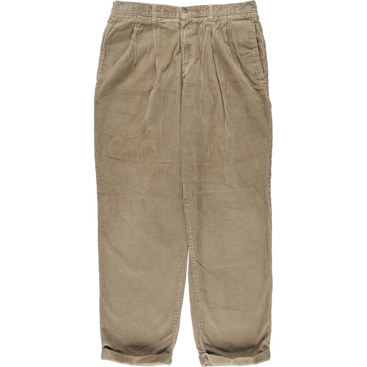 古着 90年代 ドッカーズ DOCKERS khakis ツータック 太畝 コーデュロイパンツ メンズw34相当 ヴィンテージ|eaa591838