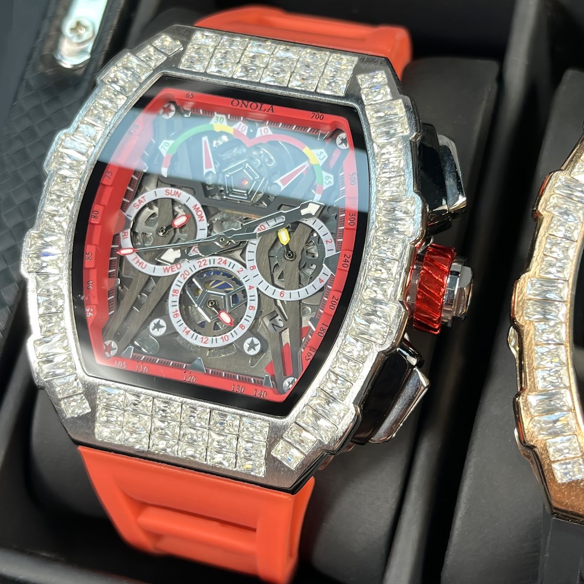 ONOLA 自動巻き トゥールビヨン 【美品】 ドイツの本格派トゥール