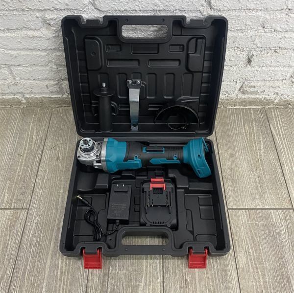 充電式 21V グラインダー 100mm コードレスディスクグラインダー 電動 ブラシレスモーター 3段変速研磨機 マキタ バッテリー併用