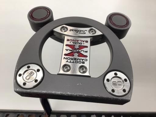 タイトリスト SCOTTY CAMERON FUTURA X DUAL BALANCE 37インチ パター PT スチール フレックスその他 メンズ 男性用 右利き 右用 Dランク ゴルフクラブ