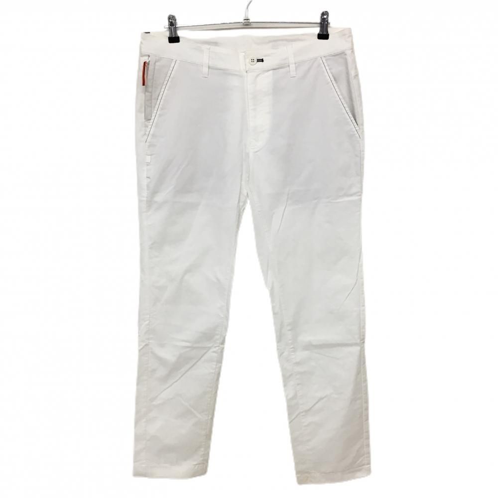 【新品・未使用】Jack Bunny パンツ ストレッチ 白 6 XL ジャックバニー パンツ 白 シンプル ストレッチ メンズ 6(XL