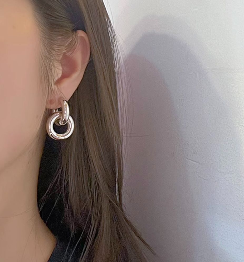 K18YG WG YG 中空ピアス ピアス フープピアス リングピアス 柄 模様