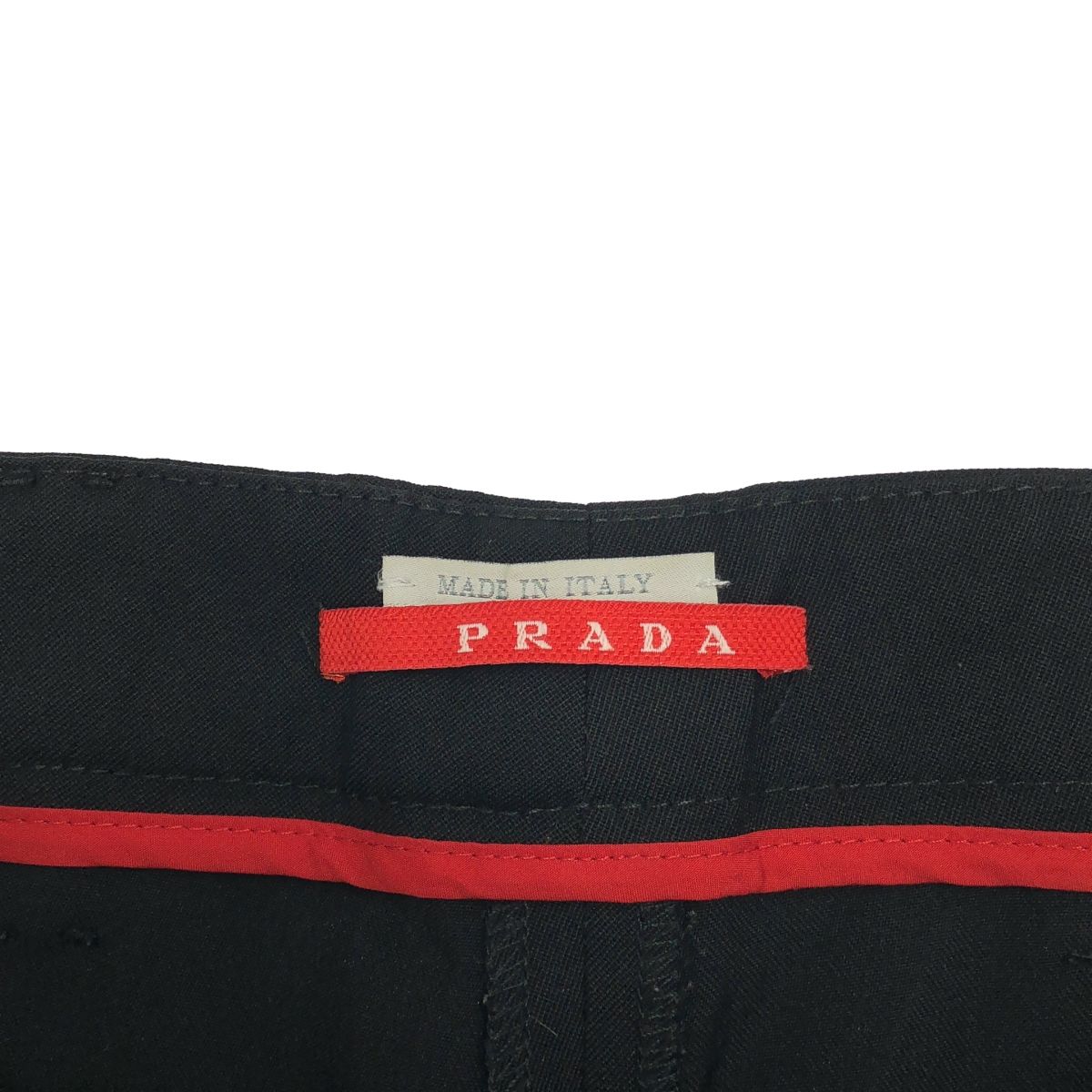 PRADA SPORT プラダスポーツ　フレアスラックス PRADA SPORT(プラダスポーツ) 00's Hem zip logo tech pants 裾