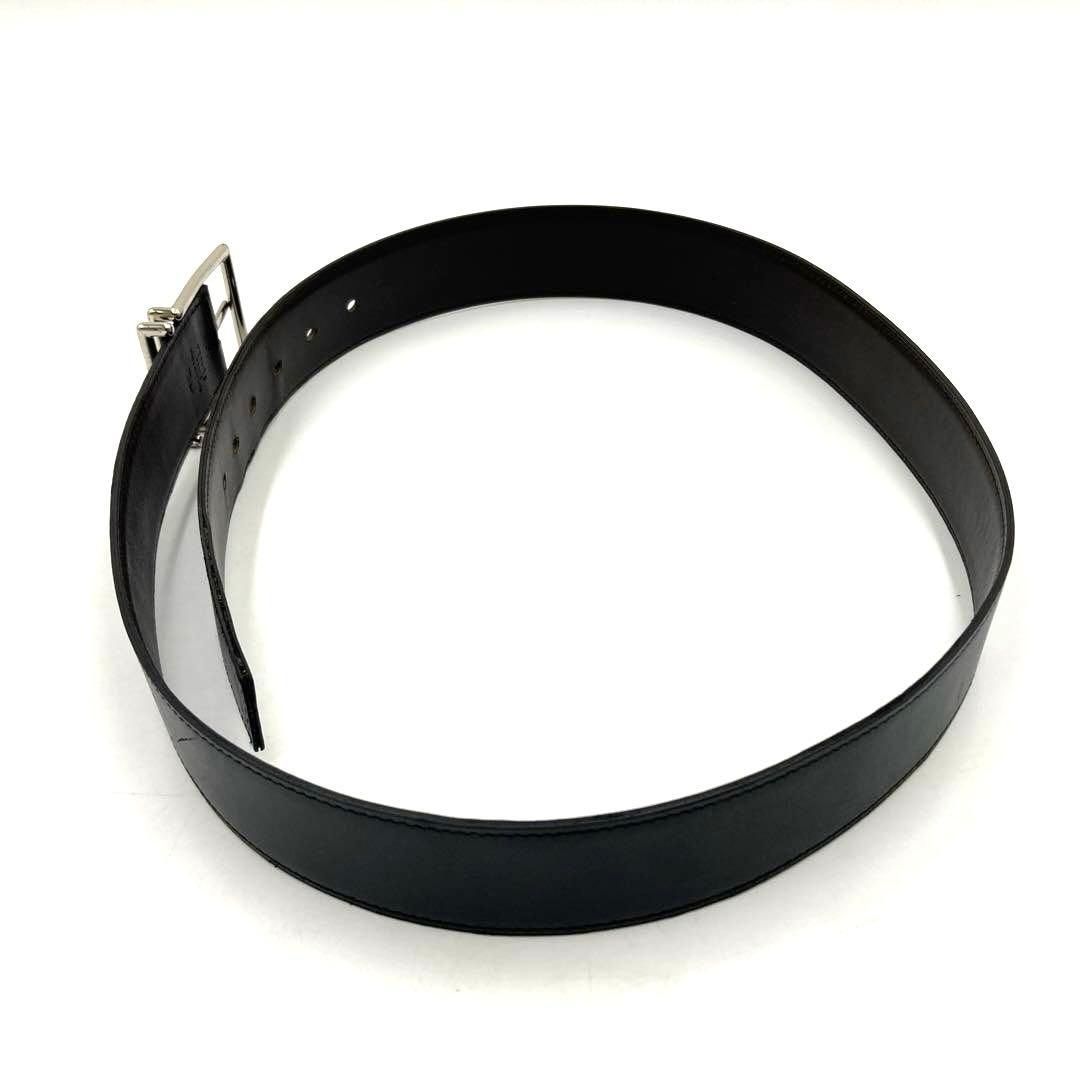  HERMÈS エルメス ネイサン40 リバーシブルベルト K刻印 メンズ90 黒茶 ベルト 小物