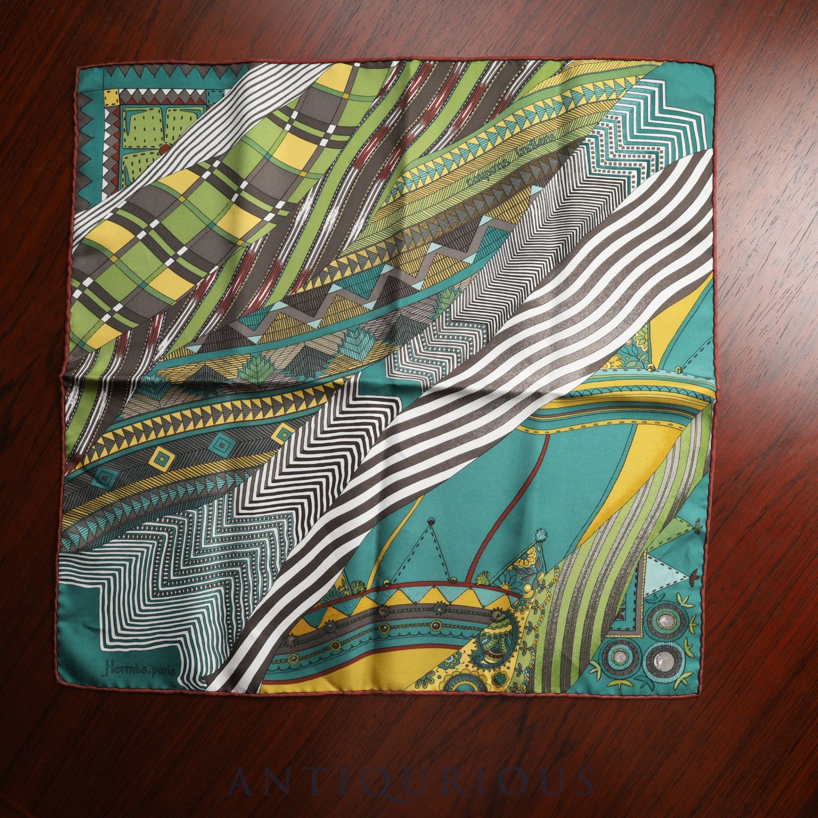エルメス スカーフ カレ45 インドのかけら SILK