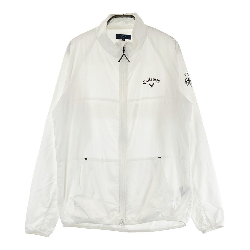 サイズ：L CALLAWAY キャロウェイ 裏メッシュ ダブルジップジャケット