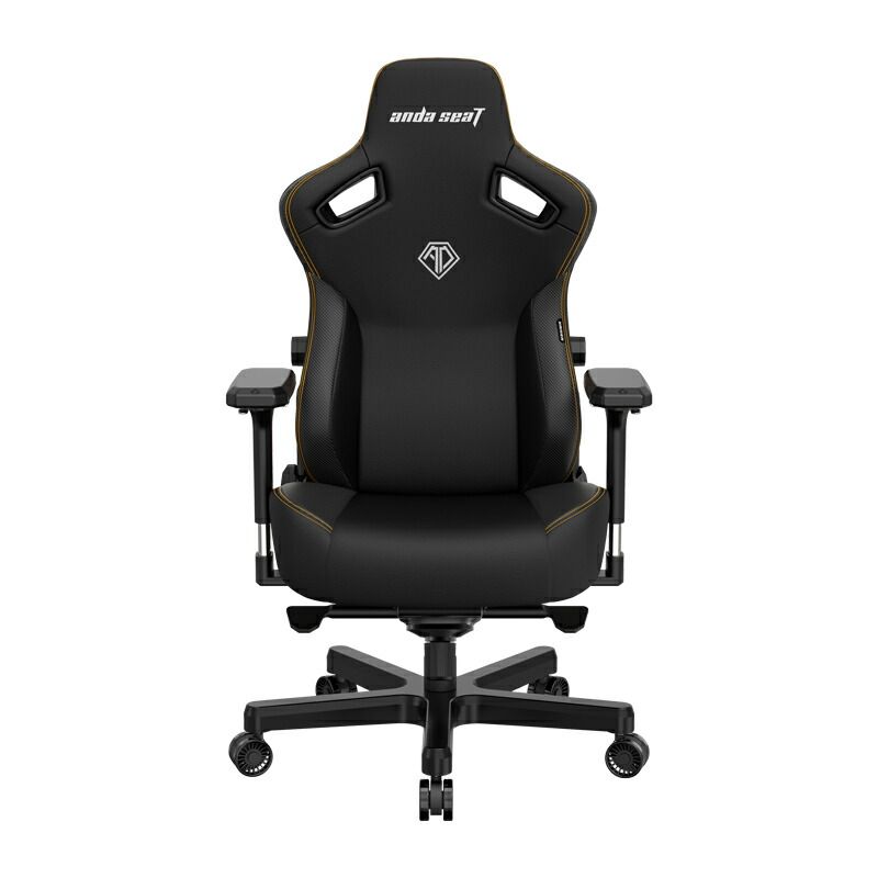 メーカー正規品 アンダシート Andaseat KAISER3 Elegant Black ゲーミングチェア ゲーミングチェア ファブリック ランバーサポート ヘッドレスト アームレスト ひじ掛け