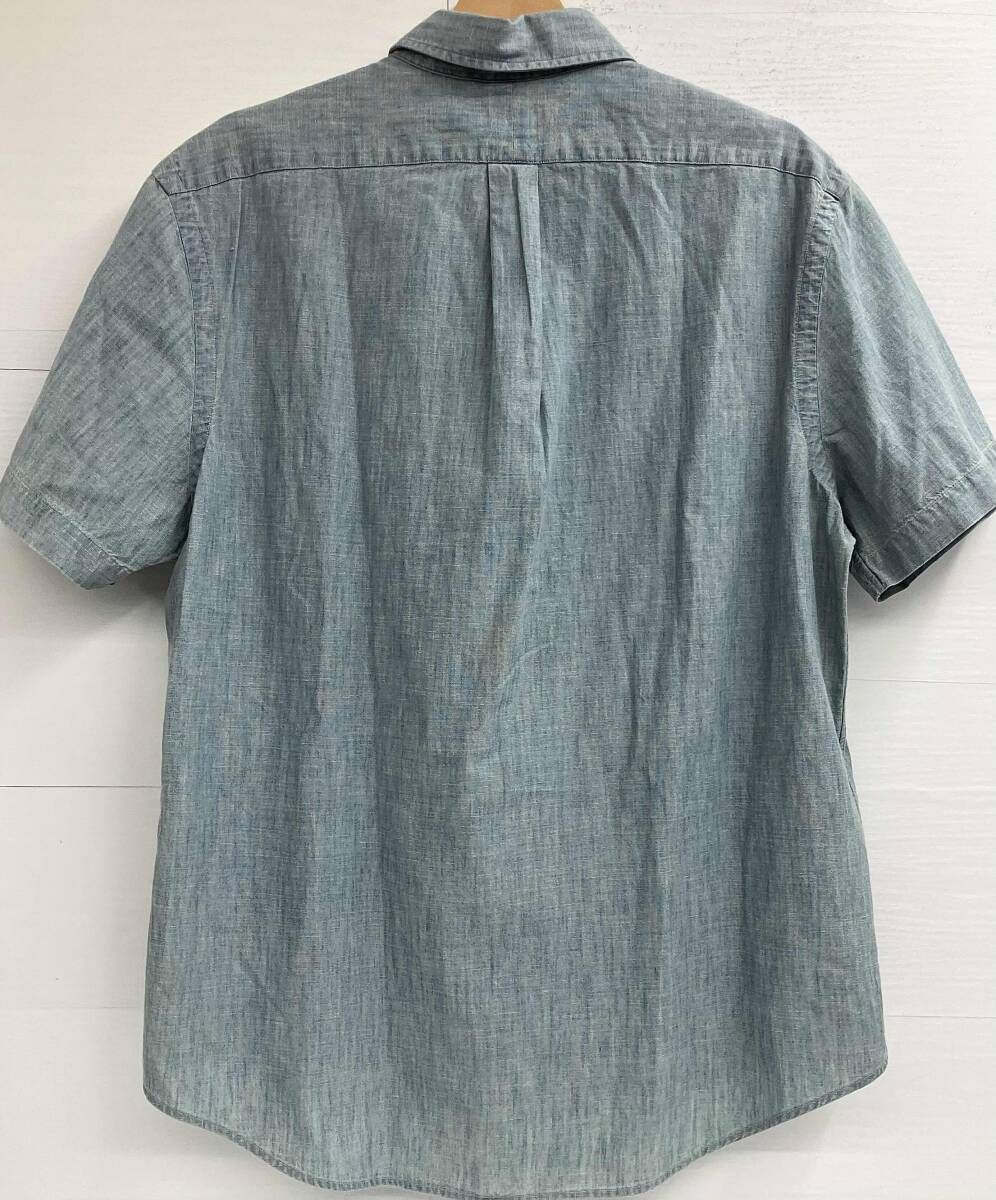 RALPH LAUREN ラルフローレン MNPOWOV1N820809 コットンシャツ インディゴブルー Lサイズ メンズ ベトナム製