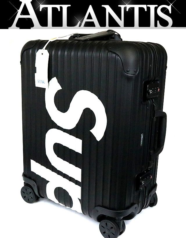 最安値得価supreme リモア 45L 黒 トラベルバッグ/スーツケース
