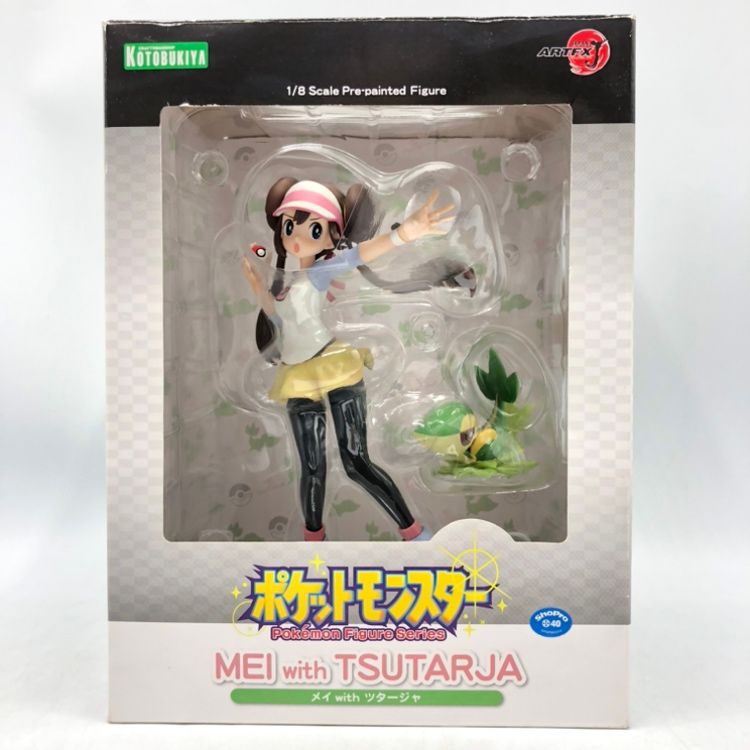 【中古】開封)コトブキヤ ARTFX J メイ with ツタージャ 1/8[18][240018374325] ARTFX J メイ with ツタージャ｜『ポケットモンスター』シリーズ