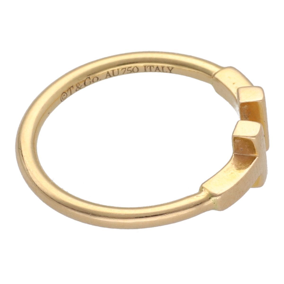 中古】 Tiffany ＆ Co. ティファニー Tワイヤー リング YG 60147352 13 