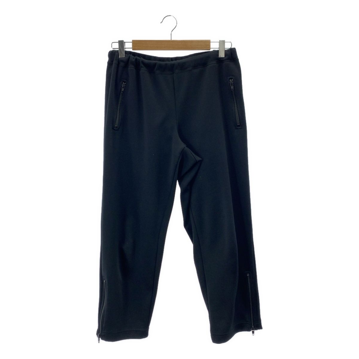 COMME des GARCONS コムデギャルソン AD2025 ジップ ジャージ イージーパンツ L ブラック レディース