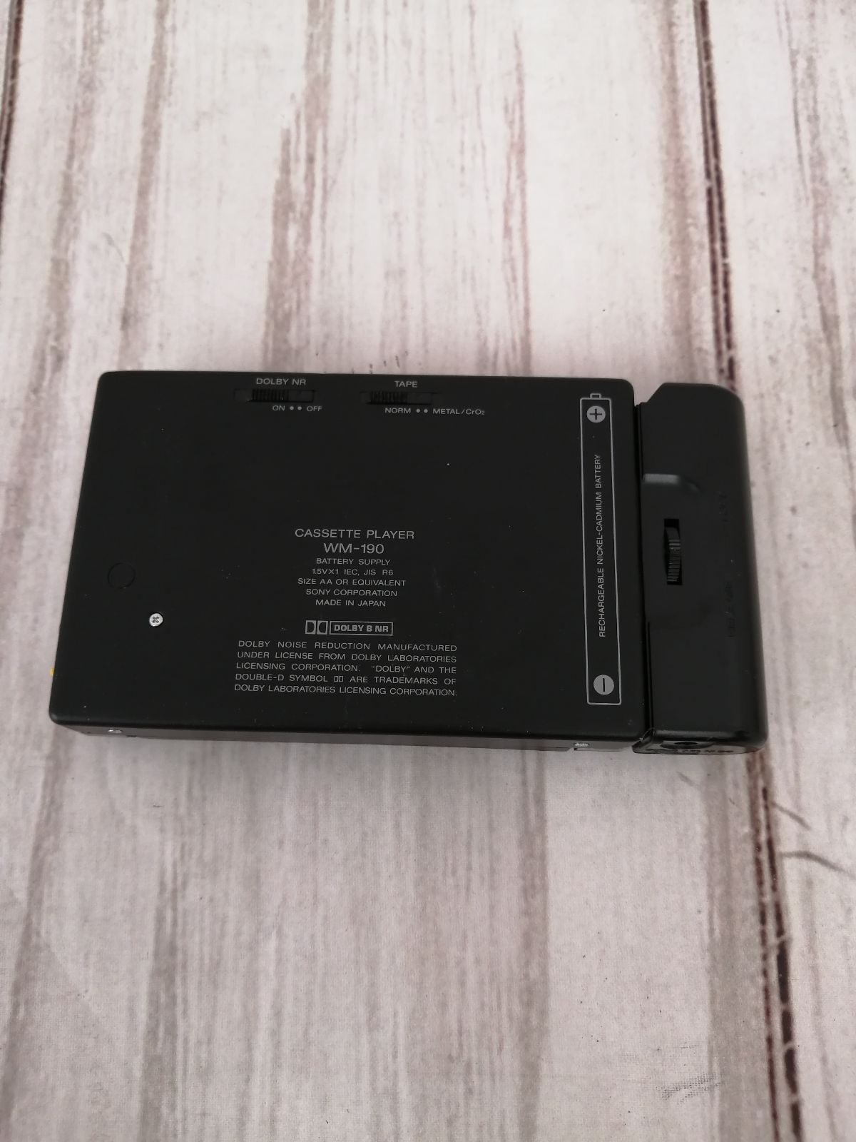 ウォークマンWM-190 SONY 煩く WALKMAN