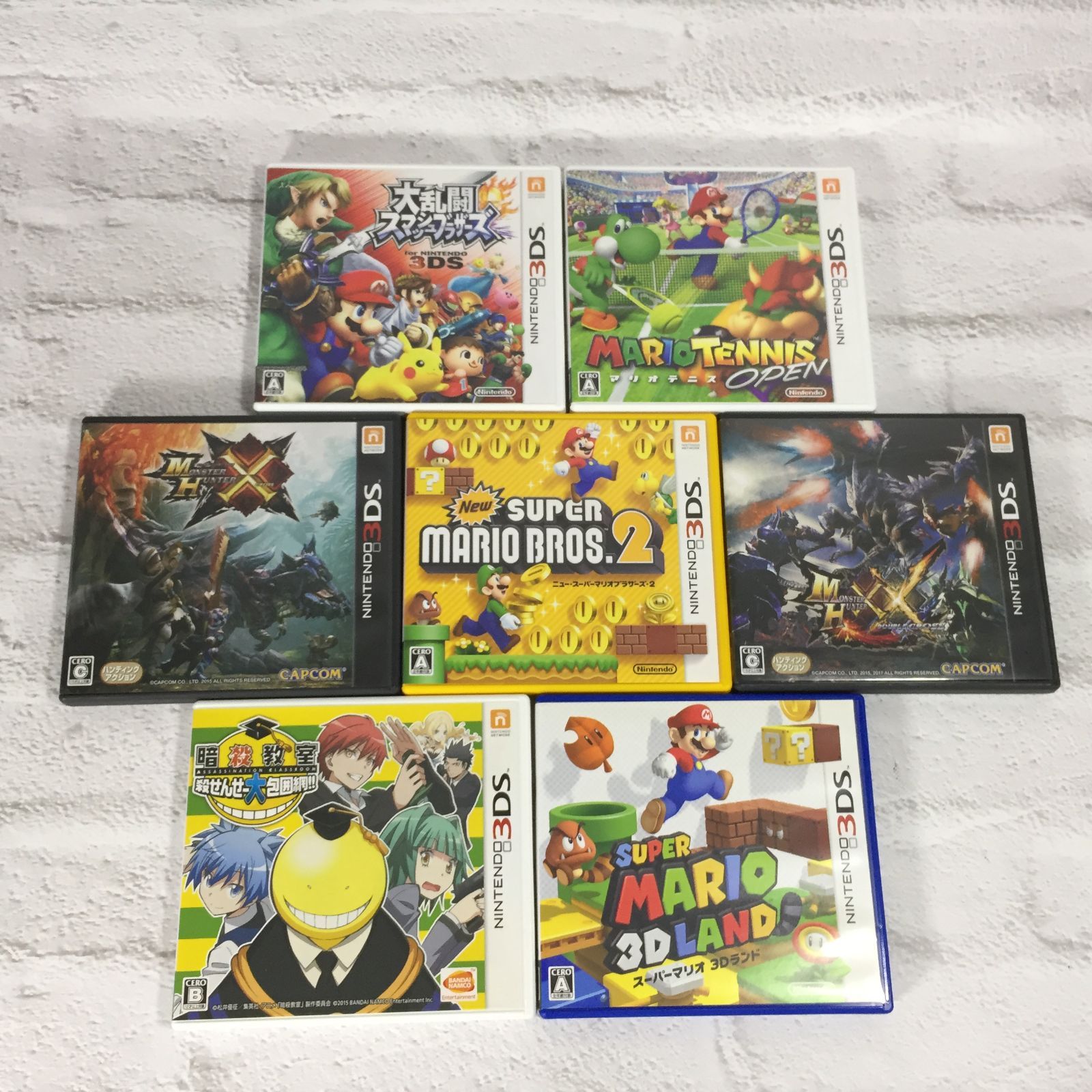 【ジャンク3DSつき】箱入りソフト×9と箱なしソフト1 Amazon.co.jp: 3DS カセットケース NIJIAKIN 28-in-1NEW 3DS