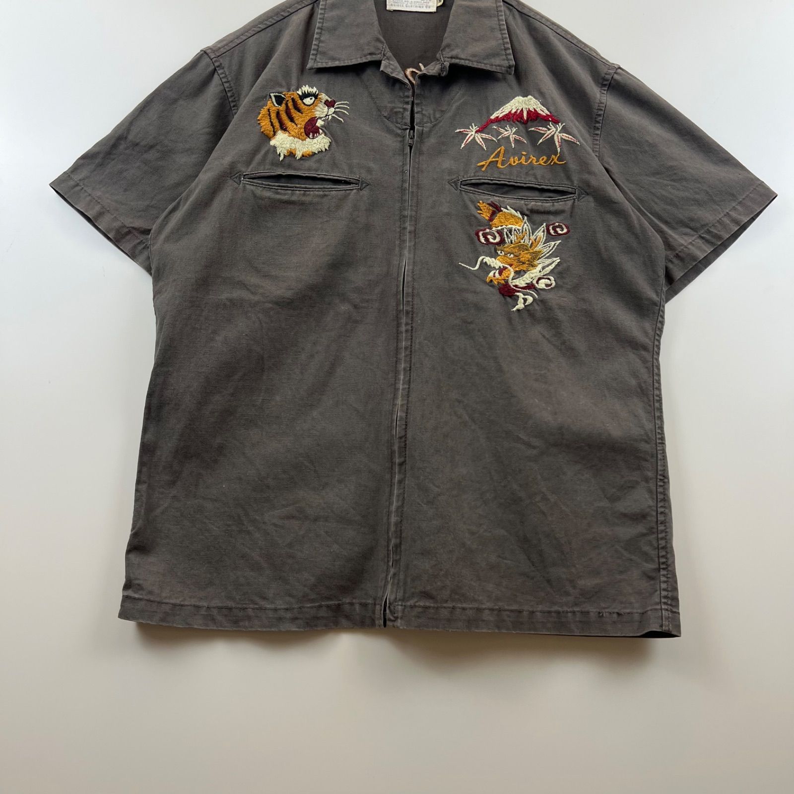AVIREX 刺繍 ベトシャツ アヴィレックス ミリタリー ベトジャン AVIREX｜《WEB&DEPOT限定》VIETNAM EMBROIDERY T-SHIRT