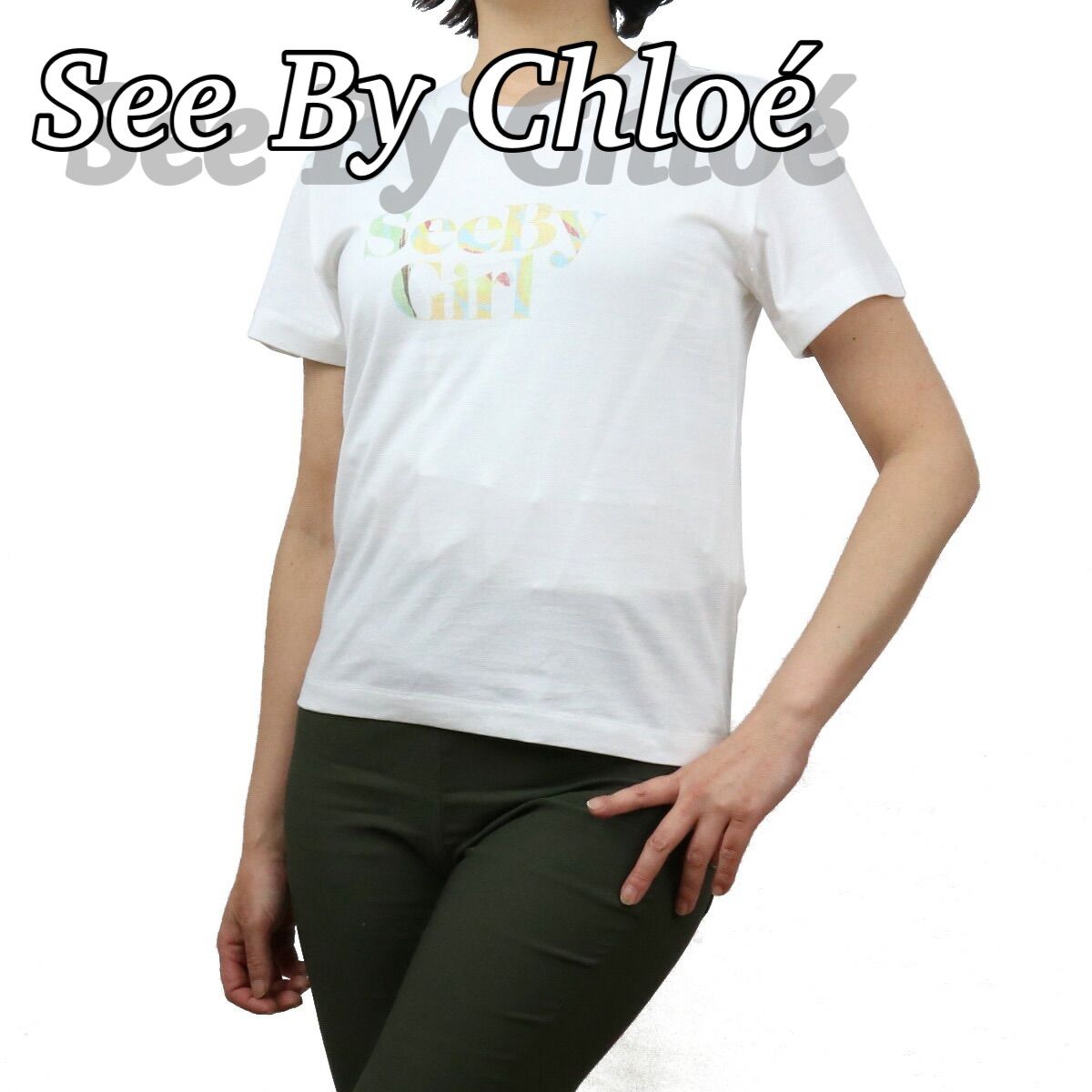 シーバイクロエ SEE BY CHLOE レディース－Tシャツ CHS21SJH47113 109 