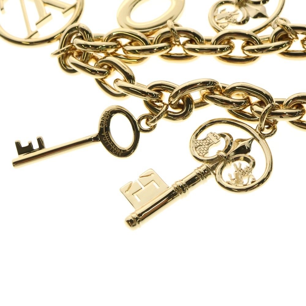 ルイヴィトン LOUIS VUITTON キーホルダー キーチェーン ゴールド