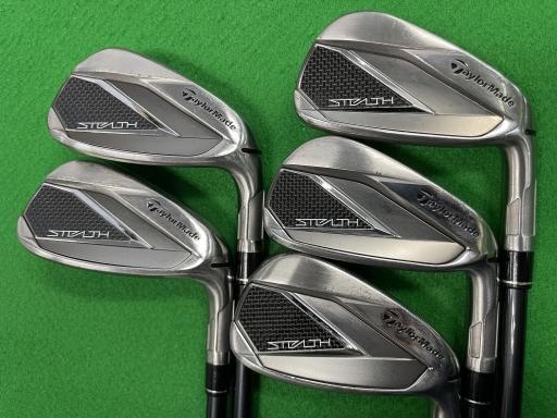 テーラーメイド STEALTH 5S アイアンセット IR TENSEI RED TM60 STEALTH IR フレックスS メンズ 男性用 右利き 右用 Dランク ゴルフクラブ