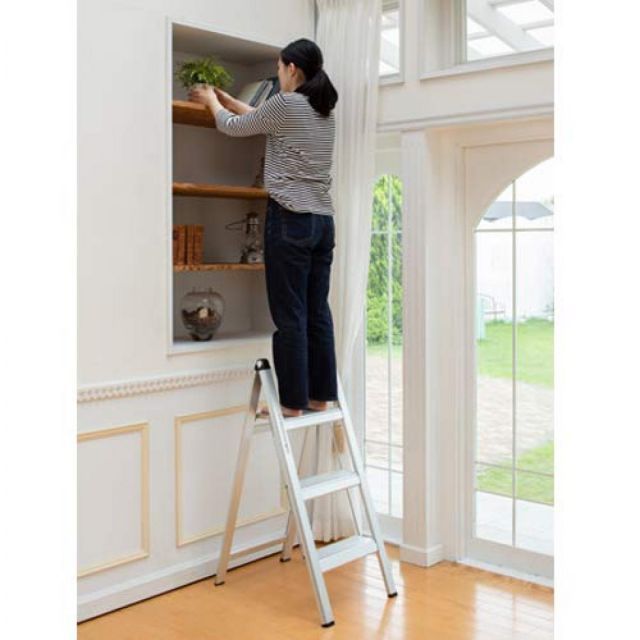 アルインコ 薄型踏台 SS-80B 3段 ブラック 最大使用質量100kg 折りたたみ式 脚立 HRDEVELOPMENT_JP
