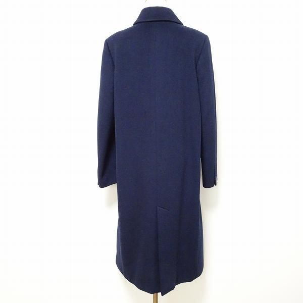 wnc ヘルノ Herno コート 40 紺 カシミア シルク シンプル 無地
