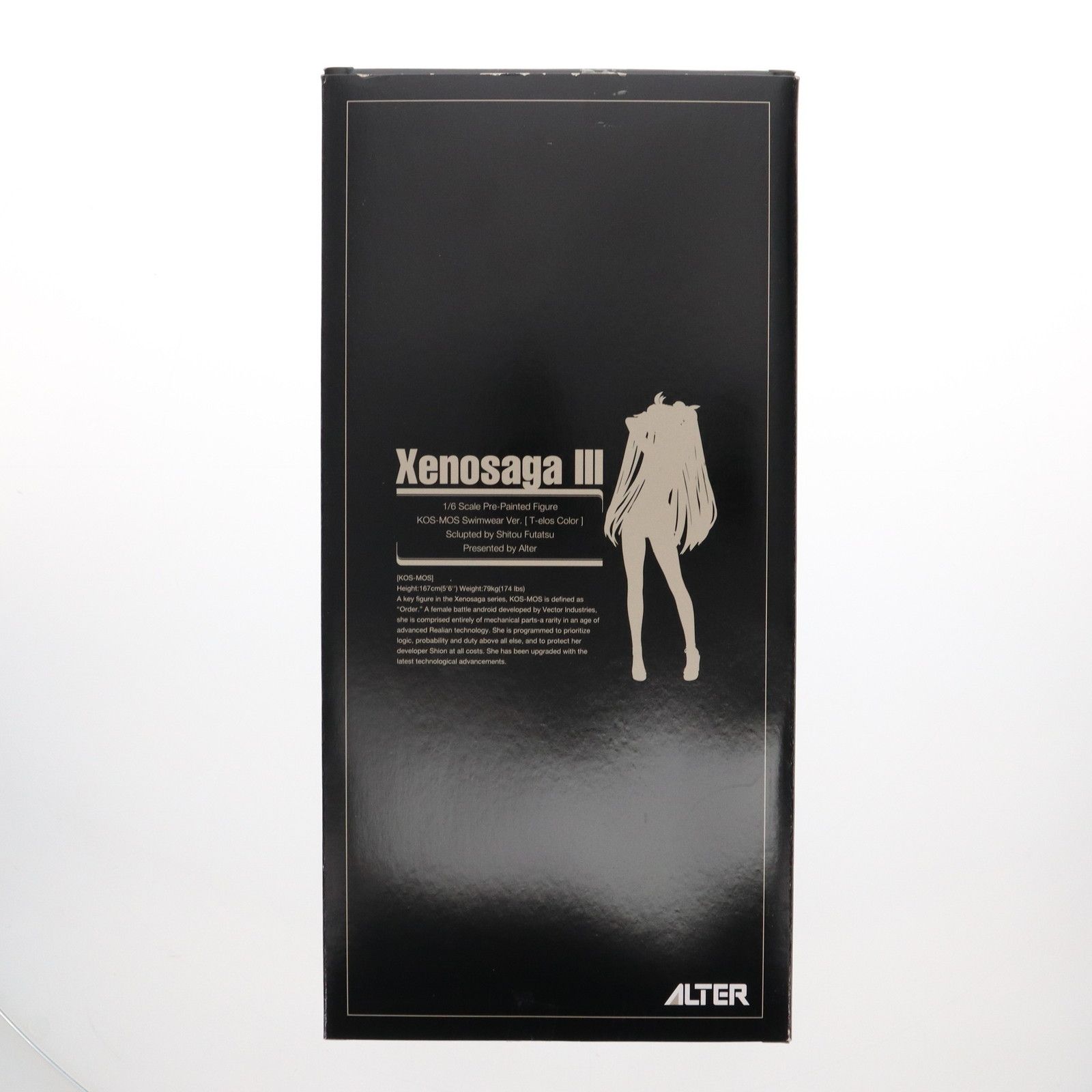 ALTER - メガホビ限定 KOS-MOS(コスモス) 水着Ver. [T-elos Color] ゼノサーガ エピソードIII [ツァラトゥストラはかく語りき] 1/6 完成品 フィギュア アルター 中古】(本体A/箱B)ゼノサーガIII KOS-MOS（コスモス） 水着Ver