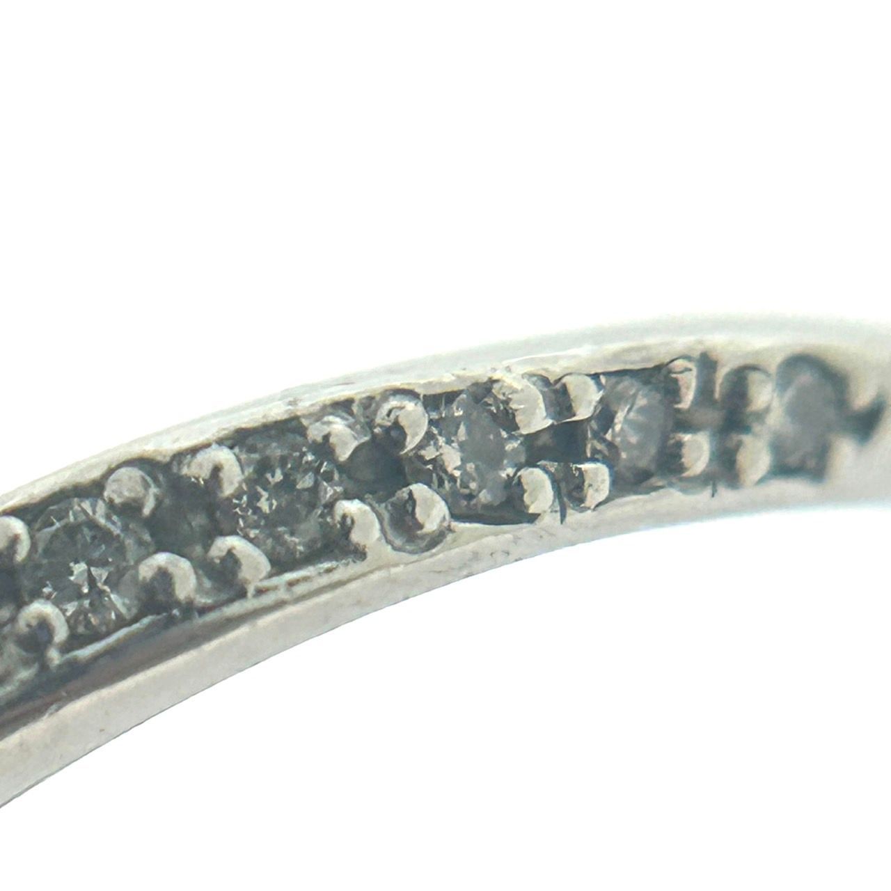 超人気の雑貨店 Pt900 天然 ダイヤモンド リング D:0.10ct 11号 2.49g ダイヤ アクセサリー