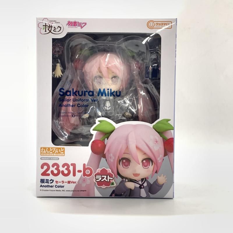 中古】未開封）ラスト賞 ねんどろいど 桜ミク セーラー服Ver