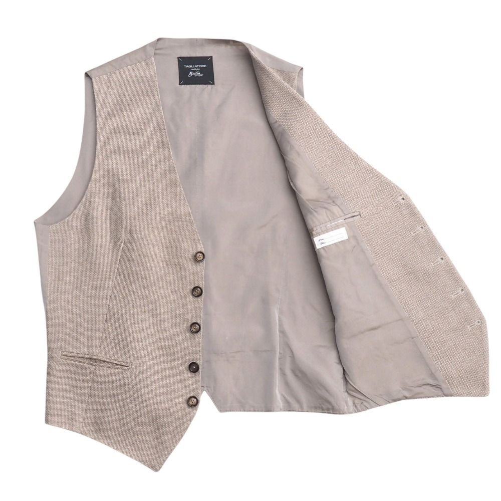 タリアトーレ ブリッラ別注 ジレ ベスト イタリア製 M TAGLIATORE × Brilla per il gusto タリアトーレ × ブリッラ