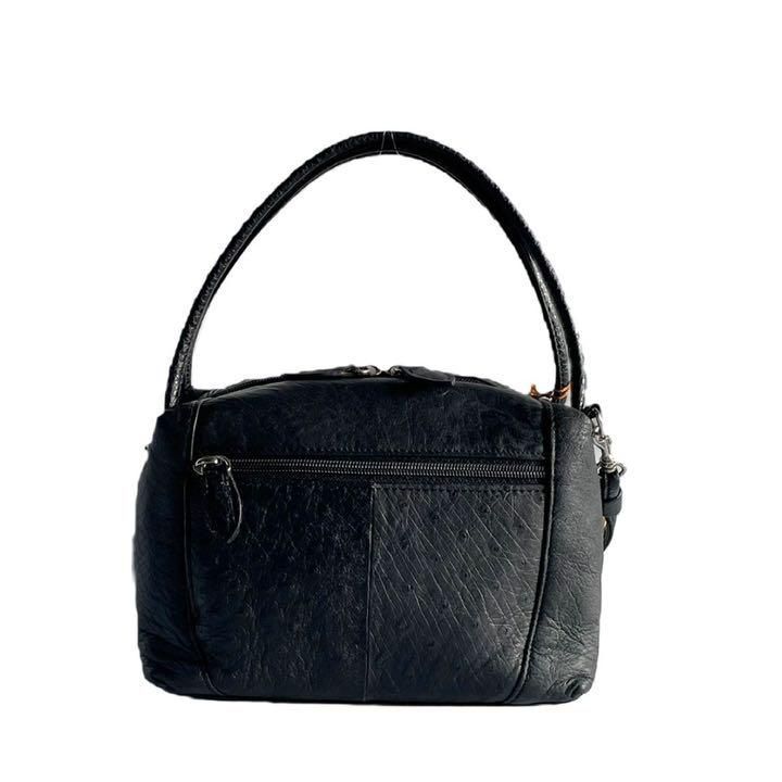 未使用タグ付き HALLMARK オーストリッチ ハンドバッグ - メルカリ 