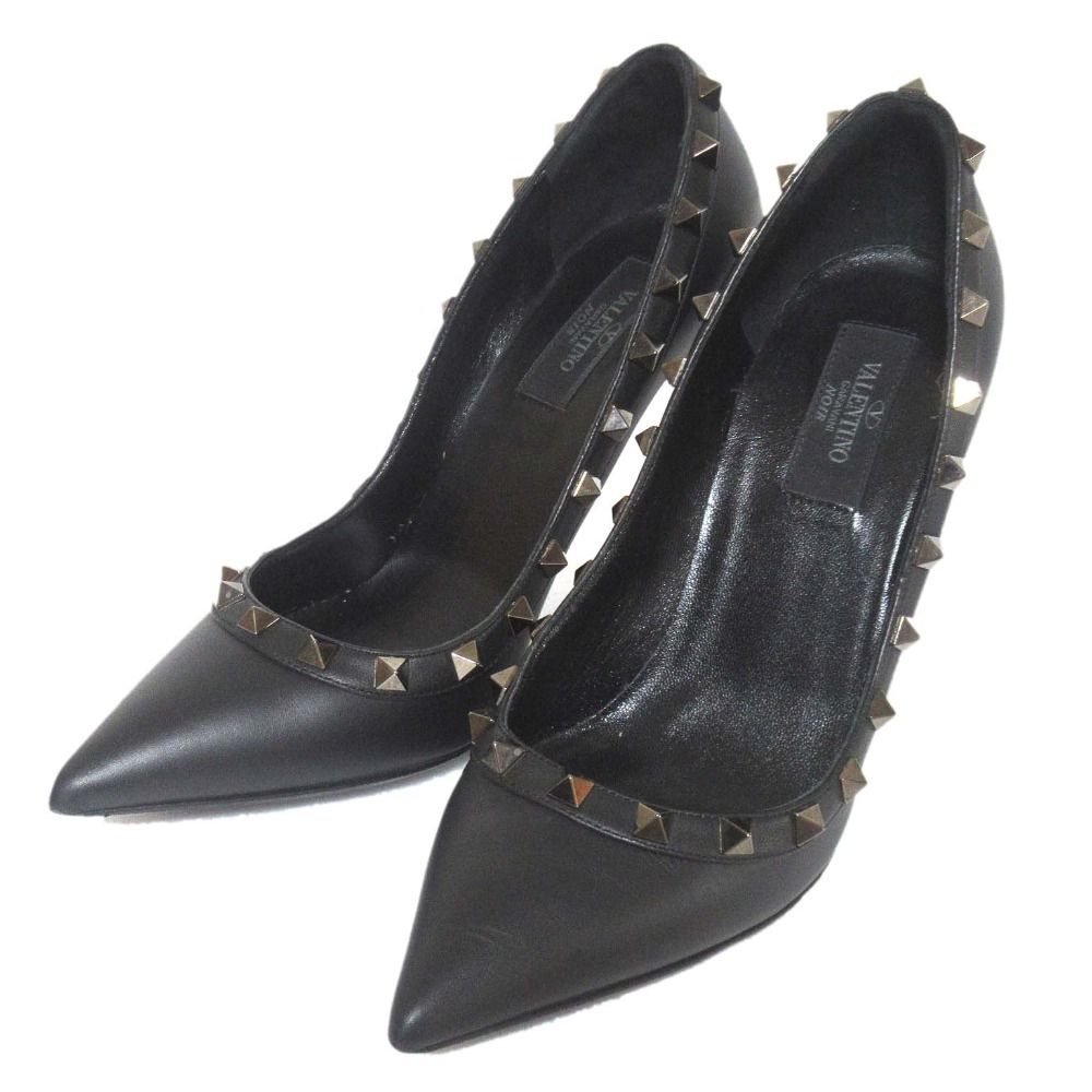 美品 VALENTINO GARAVANI ヴァレンティノガラヴァーニ ロックスタッズ  